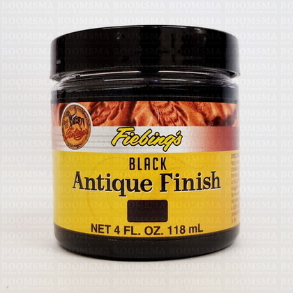 Fiebing Antique Finish zwart 118 ml pot - afb. 4