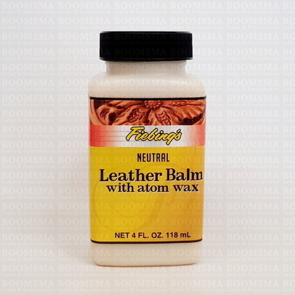 Fiebing leather balm with atom wax kleine fles - afb. 3