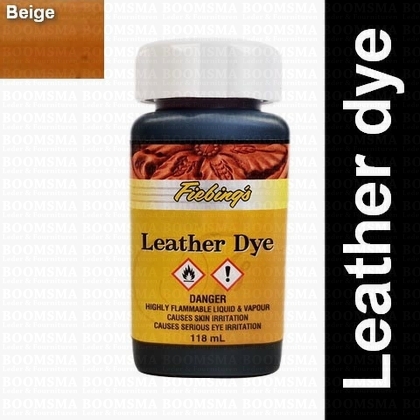 Fiebing Leather dye beige Beige - kleine fles - afb. 1