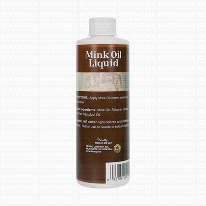 Fiebing Mink Oil liquid 236 ml (8 oz)  - afb. 2