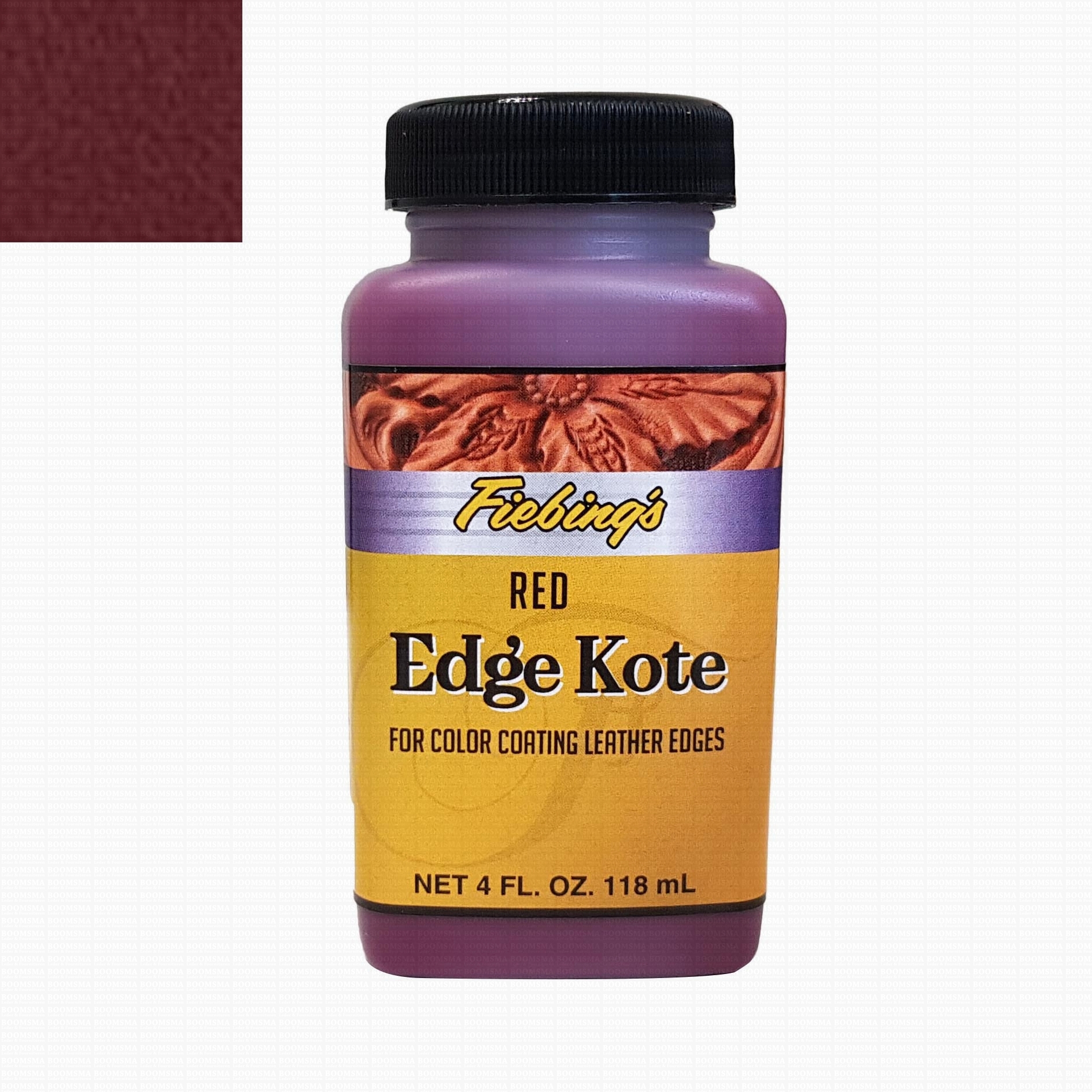 Fiebing Edge kote 118 ml donkerrood Red (geeft een donkerrode kantafwerking) online kopen?