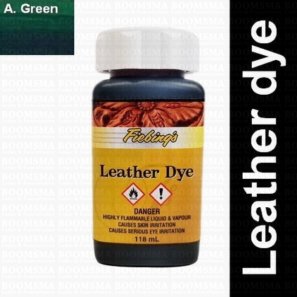 Fiebing Leather dye aqua green Aqua green - kleine fles - afb. 1