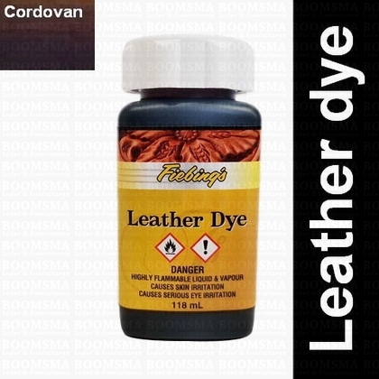 Fiebing Leather dye cordovan Cordovan - kleine fles - afb. 1