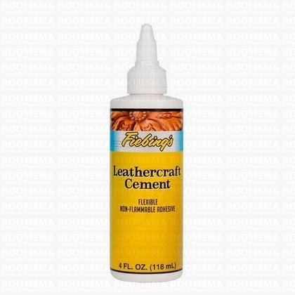 Fiebing Leathercraft cement 118 ml Fiebing kleine fles - afb. 1