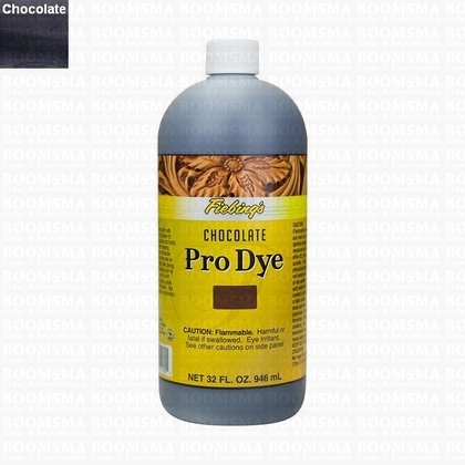 Fiebing Pro Dye grote fles 946 ml Chocolate chocolate 946 ml (= 32 oz.)  - afb. 1
