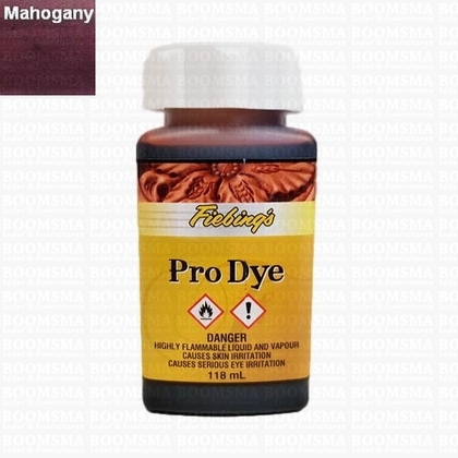 Fiebing Pro Dye kleine fles 118 ml mahonie 118 ml mahogany - afb. 1