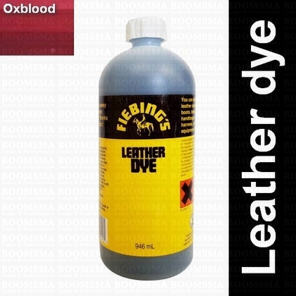Fiebing Leather dye grote fles Oxblood GROTE fles - afb. 1
