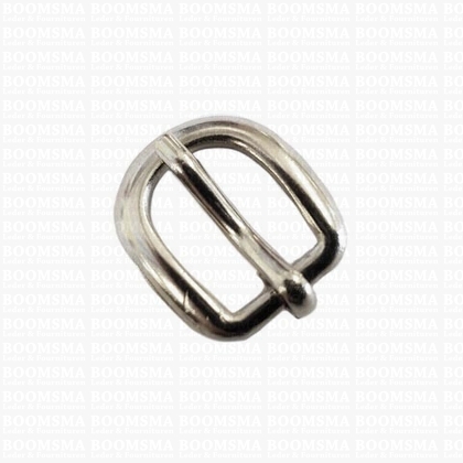 Gesp 10 mm kleur: zilver (per 10) - afb. 1