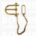 Gesp 20 mm per 2 stuks kleur: goud - afb. 1