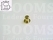 Geweerknop goud MIDDEL  A: bol Ø 6 mm - B: 4 mm, totale hoogte 9 mm (per 10 st.) - afb. 2