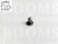 Geweerknop mat zilver KLEIN  A: bol Ø 5 mm - B: 3 mm, C: totale hoogte 7,5 mm (per 10 st.) - afb. 2