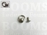 Geweerknop met ring mat zilver Ø 10 mm (binnenkant ring), totale hoogte met ring 15 mm (per 10 st.) - afb. 2