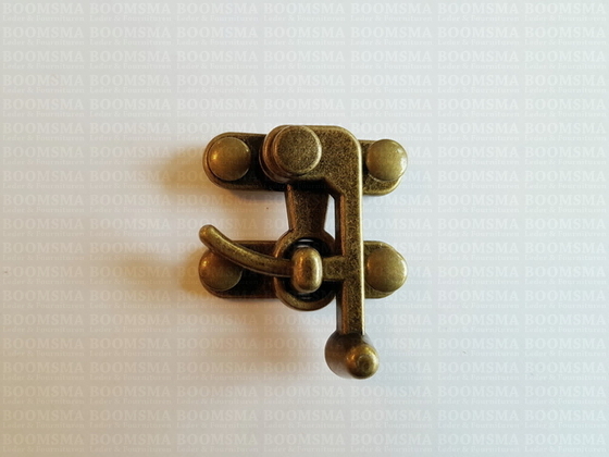 Haak-oog slot lichtbrons haak-oog middel , (incl. 4× holniet 33)  - afb. 3