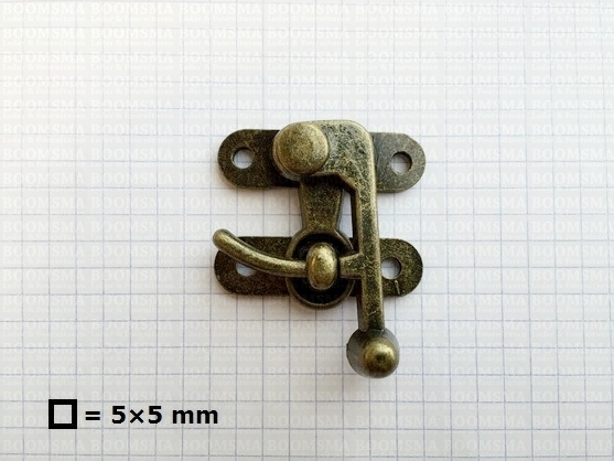 Haak-oog slot lichtbrons haak-oog middel , (incl. 4× holniet 33)  - afb. 4