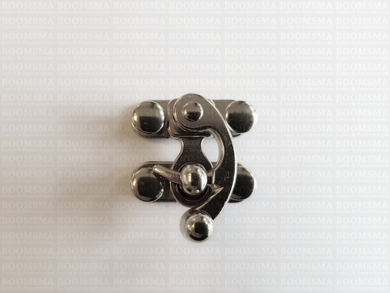 Haak-oog slot zilver haak-oog klein (2,5 × 3 cm)  - afb. 3