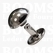 Holnieten: Holniet bol zilver Ø 10 mm, stift 7 mm (per 10) - afb. 1