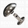 Holnieten: Holniet bol zilver Ø 15 mm, stift 9 mm (per 10)