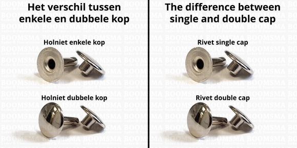 Holnieten: Holniet dubbele kop 000/2 - afb. 5