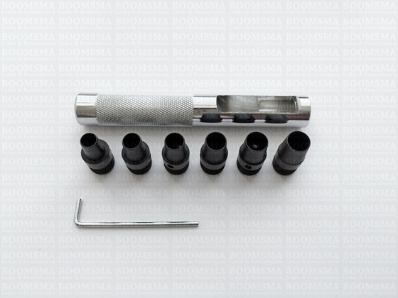 Holpijpenset maxi set: 5 - 5,5 - 6 - 6,5 - 7 - 8 mm  - afb. 2