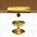 Jiffy portemonneedrukker goud klein 2 cm breed (per 10 st.) - afb. 1