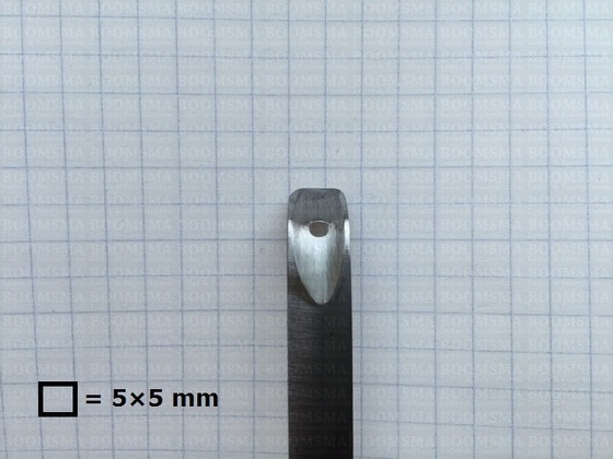 Osborne Kantenschaaf met oog maat 1 (gat ongeveer  Ø 2 mm) - afb. 2