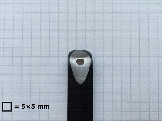 Osborne Kantenschaaf met oog maat 4 (gat ongeveer Ø 4 mm) - afb. 2