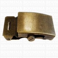 Klemgesp met rol 25 mm kleur: Lichtbrons