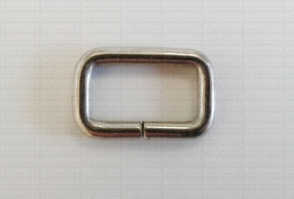 Klittenbandring zilver nikkel 12 mm (per 10 st.) - afb. 2