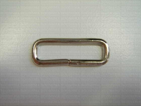 Klittenbandring zilver nikkel 30 mm (per 10 st.) - afb. 2