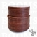 Leren veter vierkant rol cognac/ middelbruin 3 mm (per m) - afb. 1