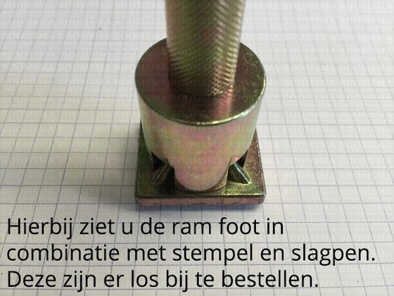 Losse slagpen voor figuurstempel 2D of 3D Ram foot te gebruiken in combinatie met 846.02 middel slagpen voor de grote losse 2D & 3D stempels , en 24 mm alfabet & tekens stempels (met 846.02)  - afb. 3