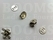 Magneetslot dun zilver Ø 14 mm , totale dikte 2,5 mm (per 5) - afb. 2
