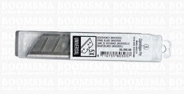 Master mes  extra mesjes 5 stuks per pakje (diepte van de 2 uitsparingen is 2,7 mm)