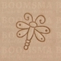 Mini 3D Stempels 'Libelle' 14 x 15 mm