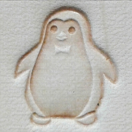 Mini 3D Stempels 'Pinguin' 12 x 14 mm - afb. 2