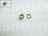 Nestelringen: Nestelring 1054R + tegenring goud 7,5 × 4 × 4 mm (kraag × gat × hoogte), art. 1054R (per 1.000) - afb. 2