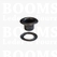 Nestelringen: Nestelring 1351R + tegenring donkerbrons/antraciet 9,8 × 5 × 5.5 mm (kraag × gat × hoogte) , art. 1351R (per 1.000) - afb. 1