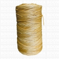 Neverstrand garen met was dikte (13) 250 gram Naturel Beige dikte ongeveer 1,5 mm extra dik garen (300 meter)