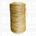 Neverstrand garen met was dikte (13) 250 gram Naturel Beige dikte ongeveer 1,5 mm extra dik garen (300 meter) - afb. 1