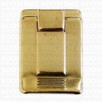Overslag sloten goudkleurig (per paar) 40×28 mm