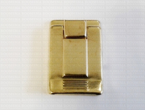 Overslag sloten goudkleurig (per paar) 40×28 mm - afb. 2