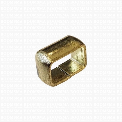 Passant breed goud goud 10 mm (per 10 st.) - afb. 1