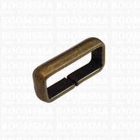 Passant breed brons lichtbrons 20 mm (per 10 st.)