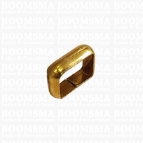 Passanten messing  goud 12 mm (per 10 st.)