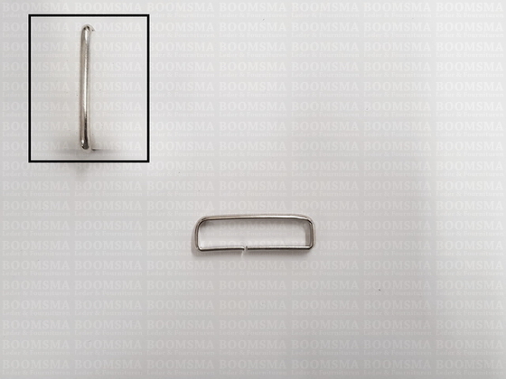Passanten smal zilver 40 mm (per 10 st.) - afb. 1