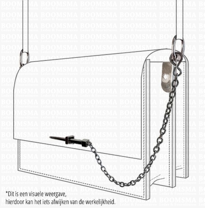 Pin - oog slot zilver Staffelvoordeel - afb. 2