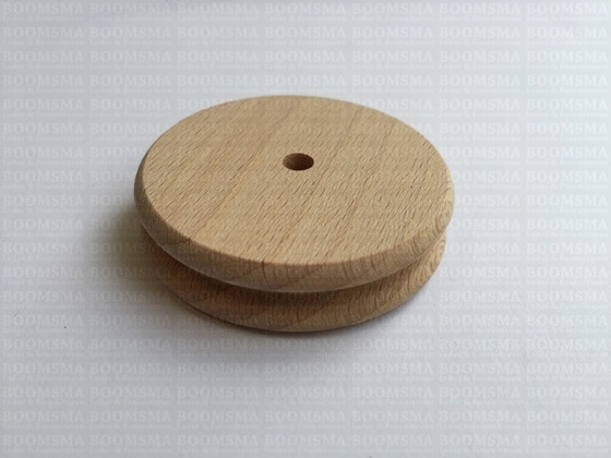 Polijstwieltje hout enkel wieltje enkel Ø 54 mm - afb. 2