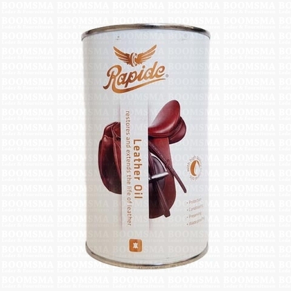 Rapide  Lederolie zwart Groot 750 ml - afb. 1