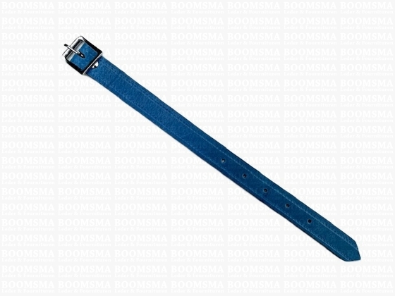 RB riem gekleurd Diverse Blauw - breedte 1,8 × 27 cm met rolgesp - afb. 1
