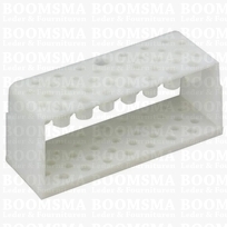Stempel rek plastic rek voor rondsnijmes en 36 stempels 